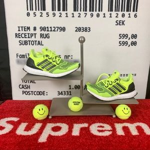ADIDAS ULTRABOOST 1.0 VOLT YELLOW NIB RUNNING SHOE